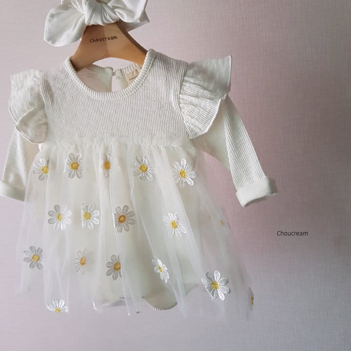 Choucream - Korean Baby Fashion - #babygirlfashion - Daisy Bodysuit - 6