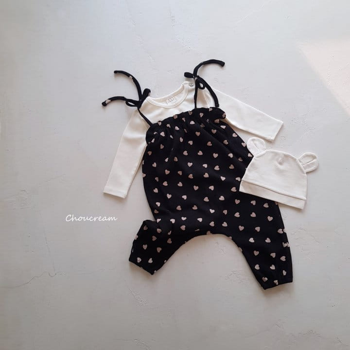 Choucream - Korean Baby Fashion - #babylifestyle - Heart Overalls - 9