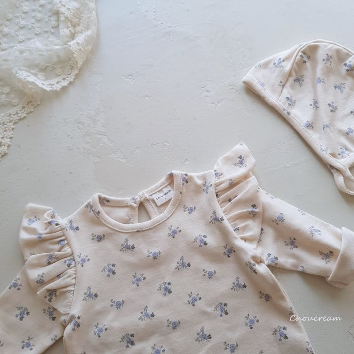 Choucream - Korean Baby Fashion - #babylifestyle - Irin Bonnet Bodysuit - 2