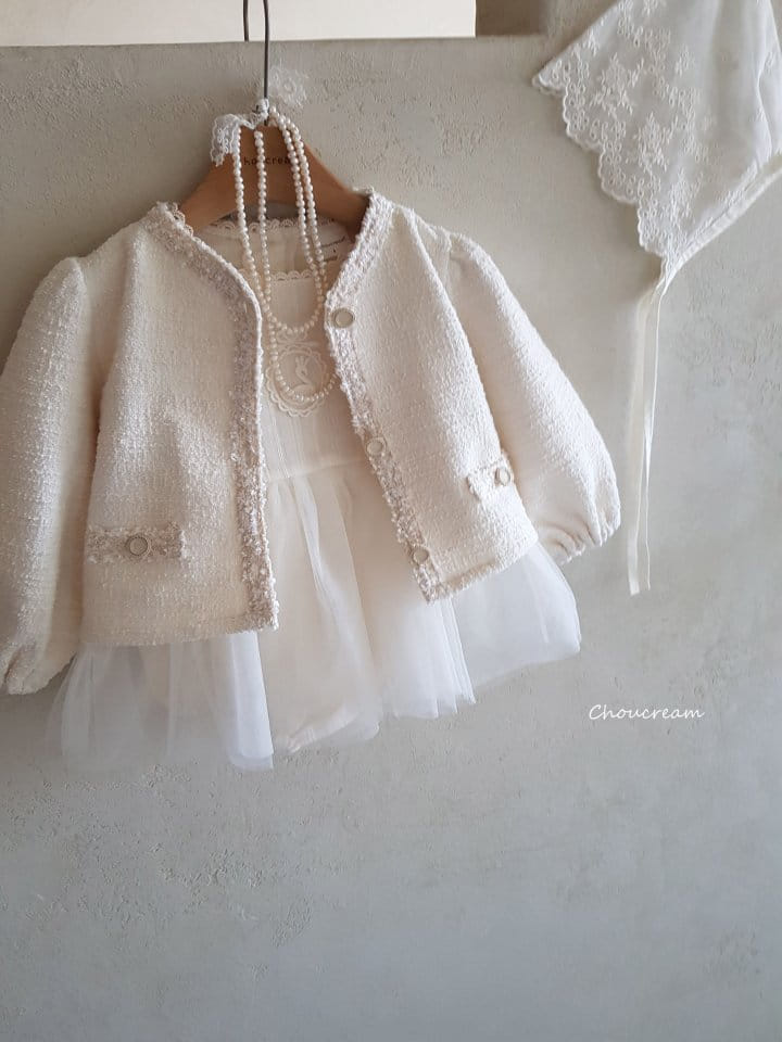 Choucream - Korean Baby Fashion - #babyoninstagram - Bebe Twid Jacket - 11