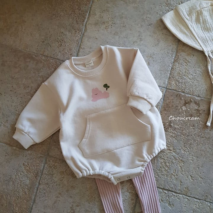 Choucream - Korean Baby Fashion - #babyootd - Rabbit Sweatshirt Bodysuit - 9