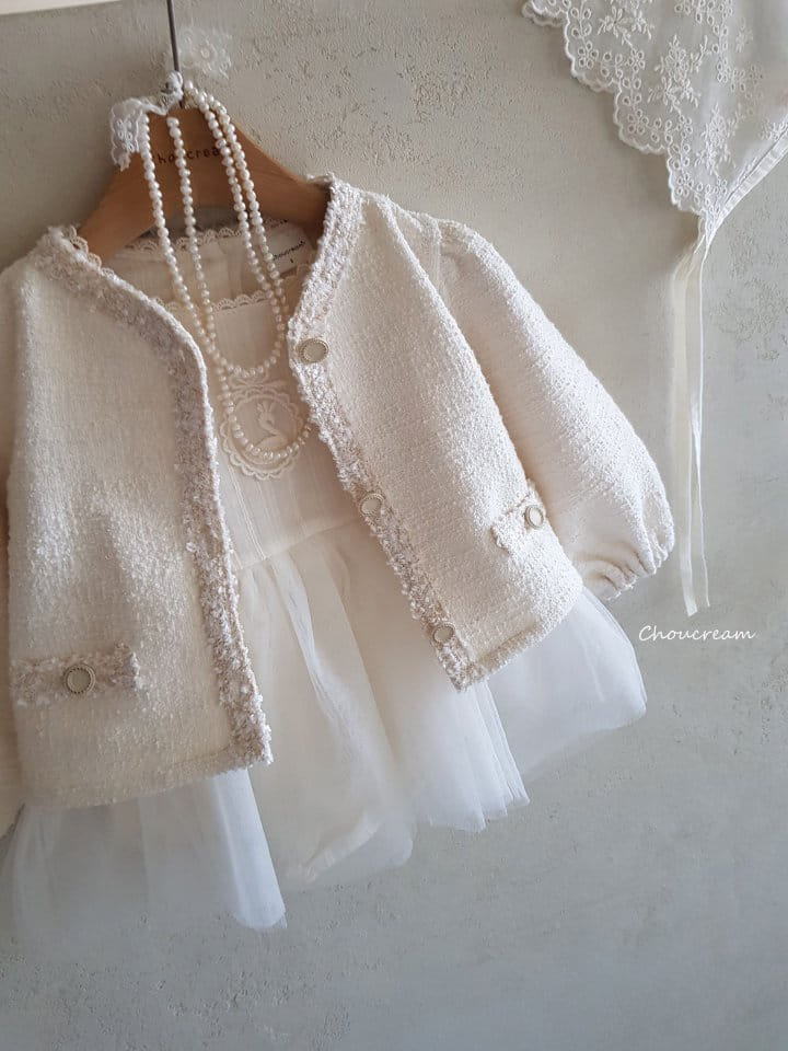 Choucream - Korean Baby Fashion - #babyootd - Bebe Twid Jacket - 12