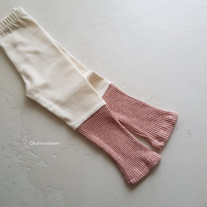 Choucream - Korean Baby Fashion - #babyoninstagram - Rib Color Leggings - 4