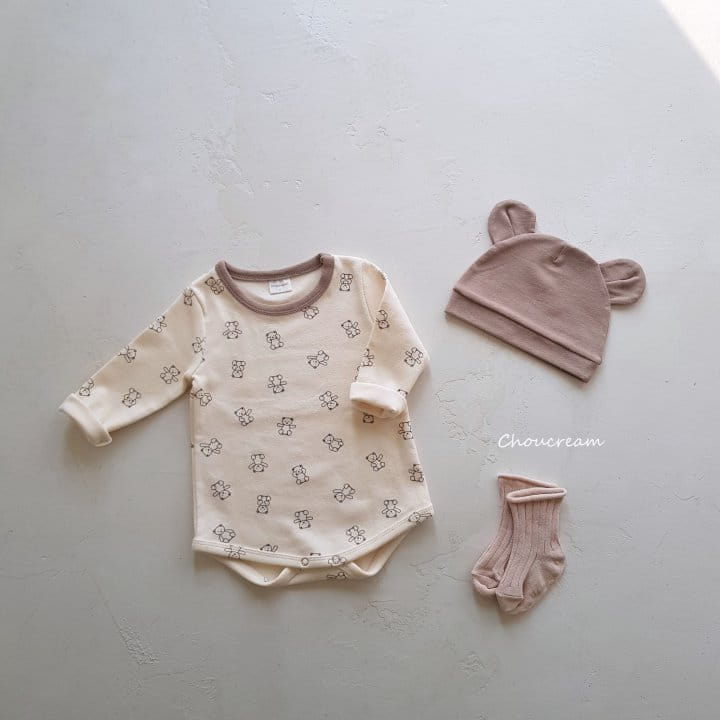 Choucream - Korean Baby Fashion - #babywear - Mini Bear Bodysuit - 8