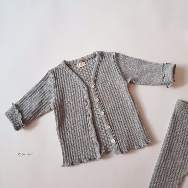 Choucream - Korean Baby Fashion - #onlinebabyboutique - Bebe Rib Cardigan - 10