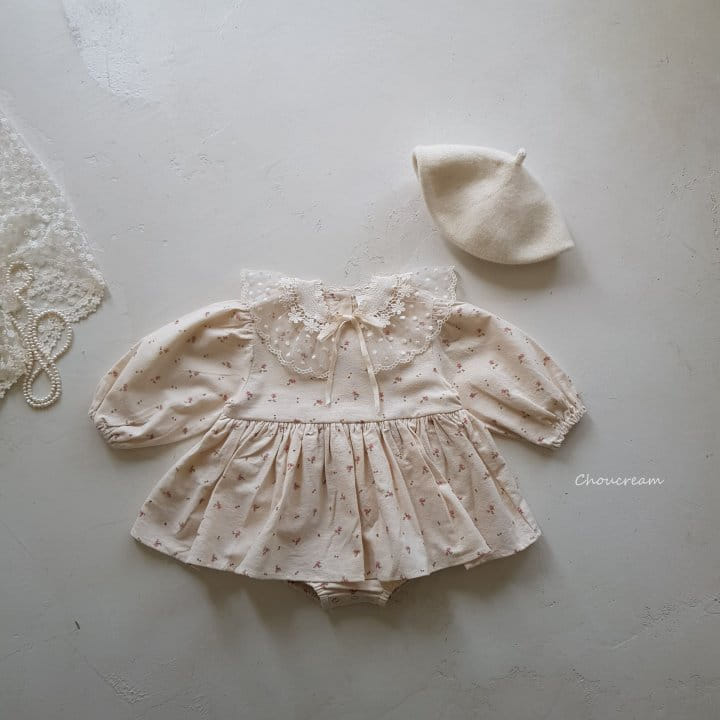 Choucream - Korean Baby Fashion - #onlinebabyshop - Lace Collar Cape - 5