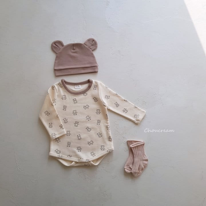 Choucream - Korean Baby Fashion - #smilingbaby - Mini Bear Bodysuit - 11