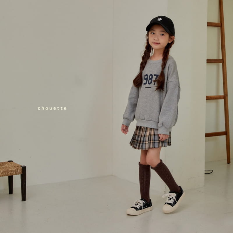 Chouette - Korean Children Fashion - #Kfashion4kids - Mocha Check Skirt - 10