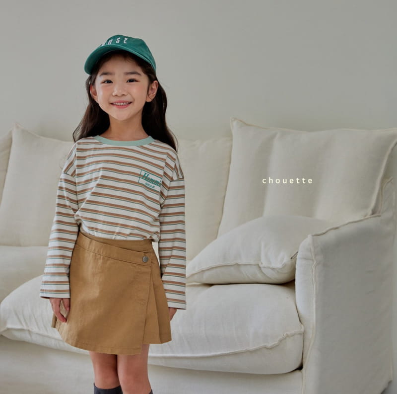 Chouette - Korean Children Fashion - #childofig - Squirrel Stripes Tee - 5