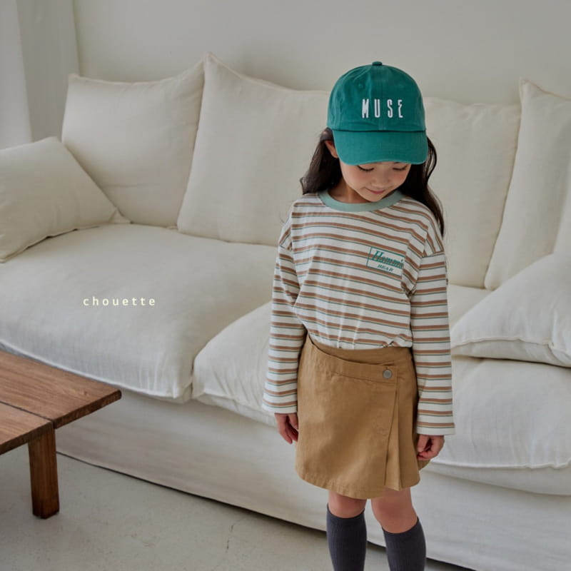 Chouette - Korean Children Fashion - #childrensboutique - Squirrel Stripes Tee - 7