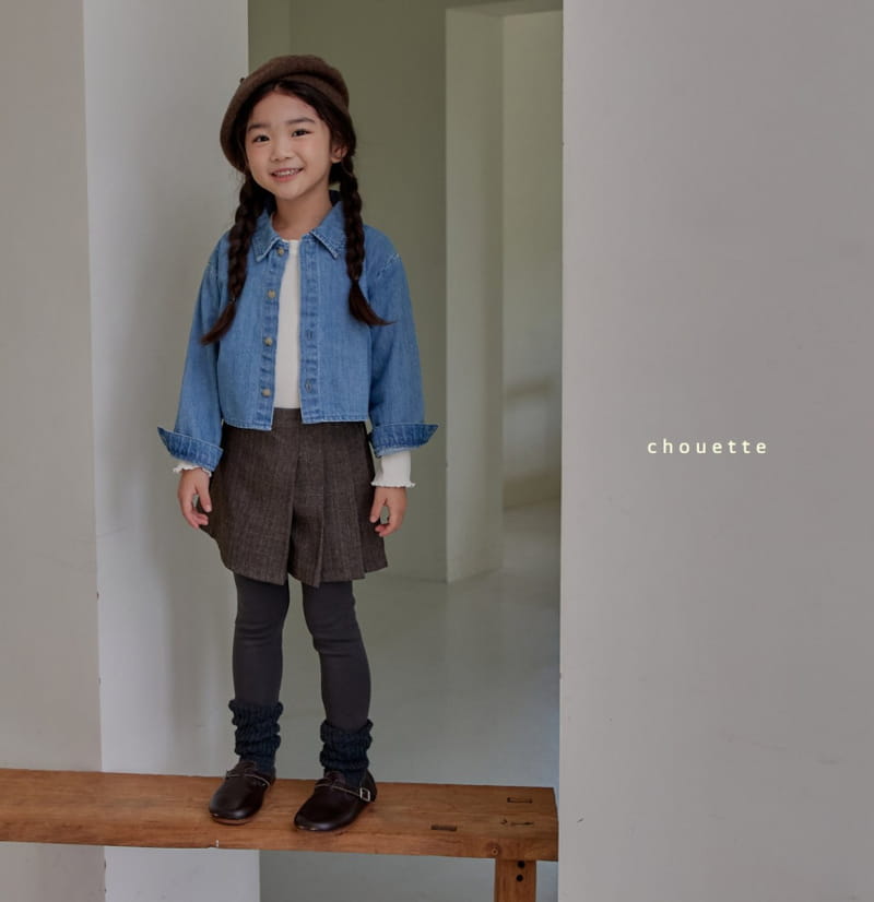 Chouette - Korean Children Fashion - #discoveringself - Denim Crop Shirt - 12