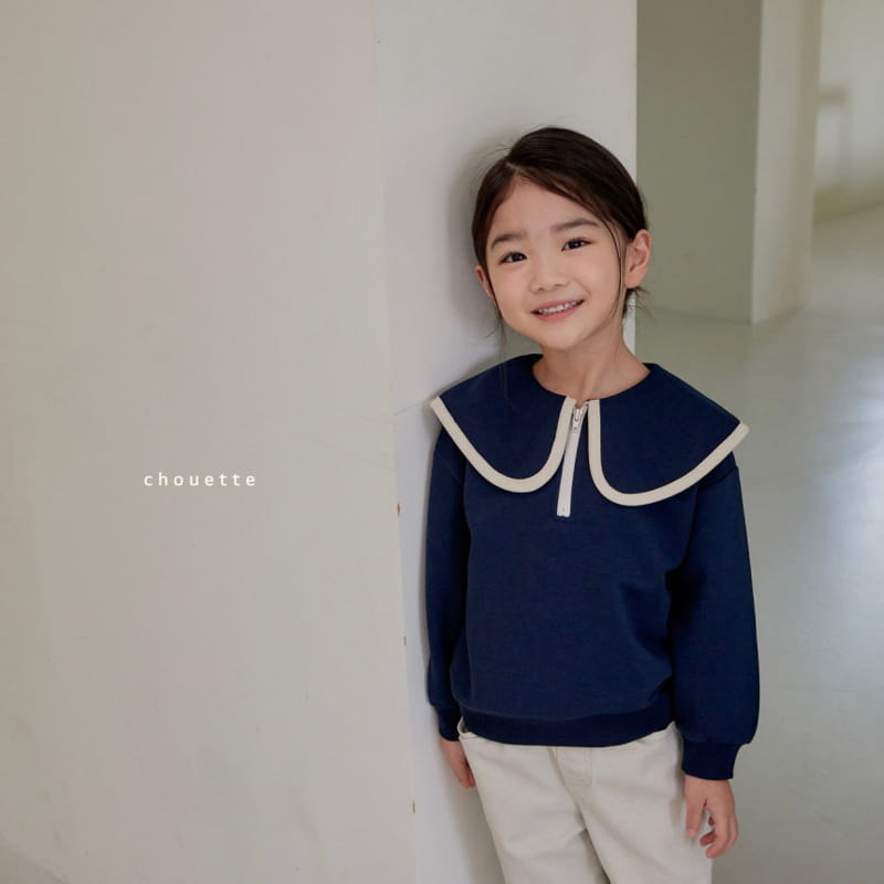 Chouette - Korean Children Fashion - #kidzfashiontrend - Sailor Zip-up Sweatshirt - 9