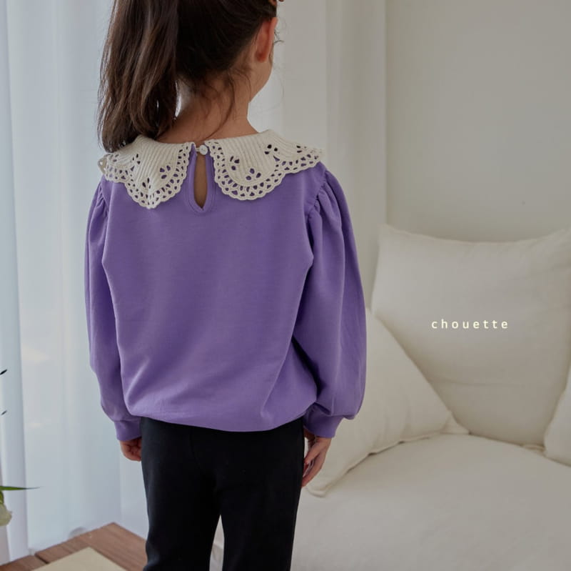 Chouette - Korean Children Fashion - #magicofchildhood - Knit Collar Sweatshirt - 9