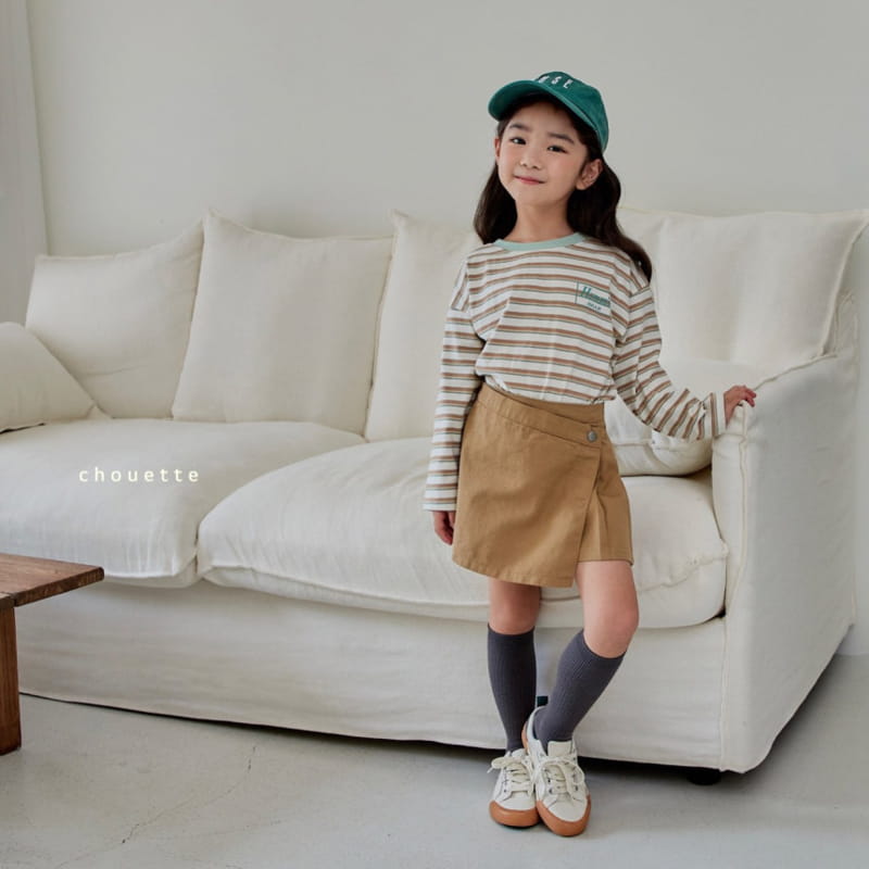 Chouette - Korean Children Fashion - #magicofchildhood - Squirrel Stripes Tee - 2