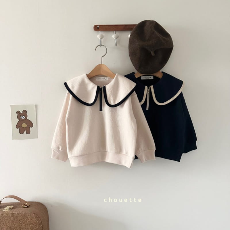 Chouette - Korean Children Fashion - #stylishchildhood - Sailor Zip-up Sweatshirt