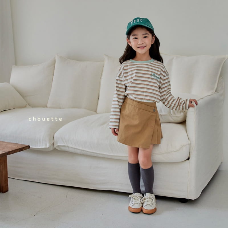 Chouette - Korean Children Fashion - #toddlerclothing - Camel Wrinkle Pants - 3