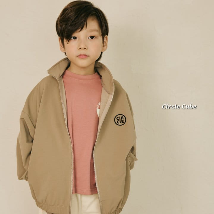 Circle Cube - Korean Children Fashion - #kidsshorts - Andew Zip-up