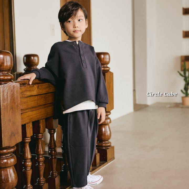 Circle Cube - Korean Children Fashion - #kidzfashiontrend - Oxford Tee - 6