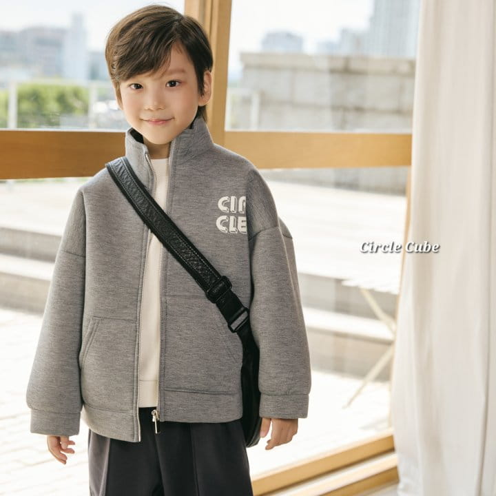 Circle Cube - Korean Children Fashion - #minifashionista - Berry ZIP-up