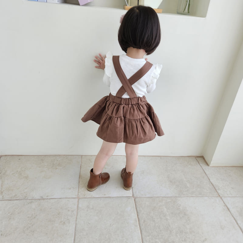 Color - Korean Children Fashion - #designkidswear - D Dungarees Skirt - 10