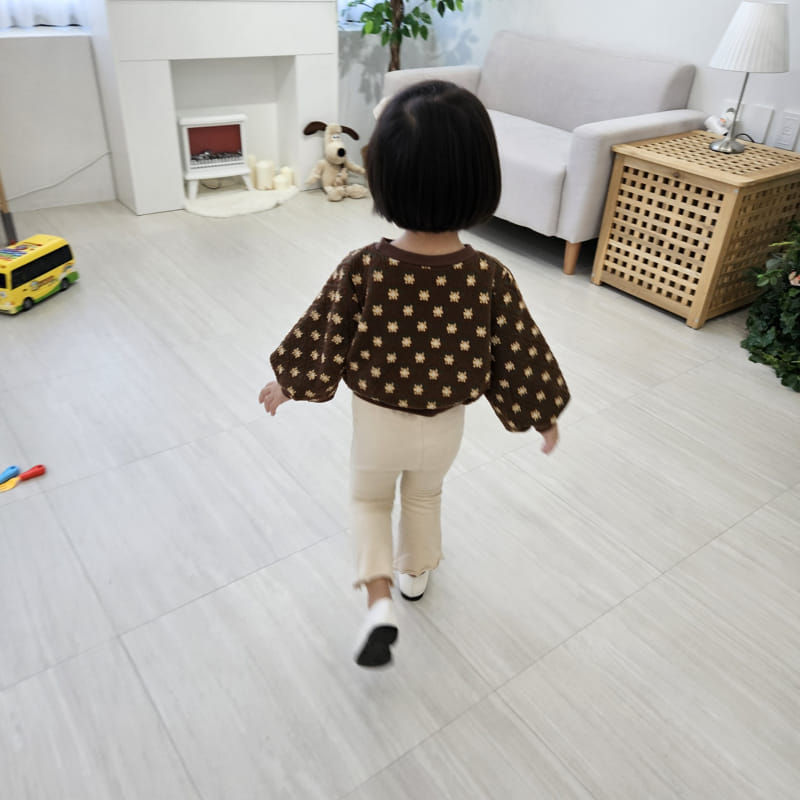 Color - Korean Children Fashion - #discoveringself - Flower Sweatshirt - 5