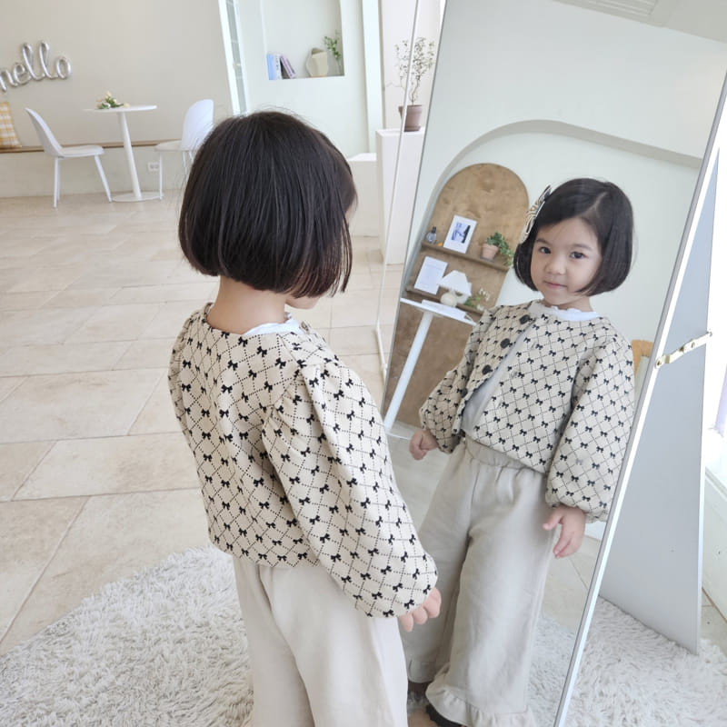 Color - Korean Children Fashion - #fashionkids - Ribbon Cardigan