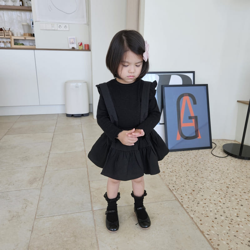 Color - Korean Children Fashion - #todddlerfashion - D Dungarees Skirt - 5