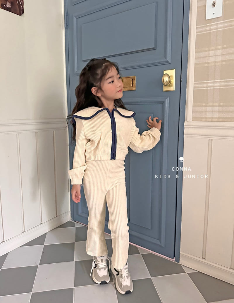 Comma - Korean Children Fashion - #Kfashion4kids - Veloure Zip-up - 12