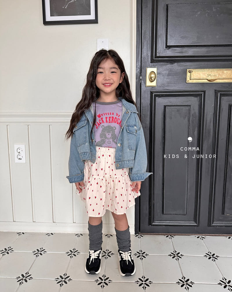 Comma - Korean Children Fashion - #Kfashion4kids - Heart Skirt - 6