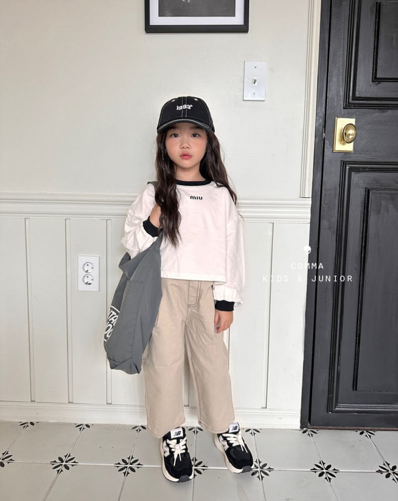 Comma - Korean Children Fashion - #childofig - Crop Tee