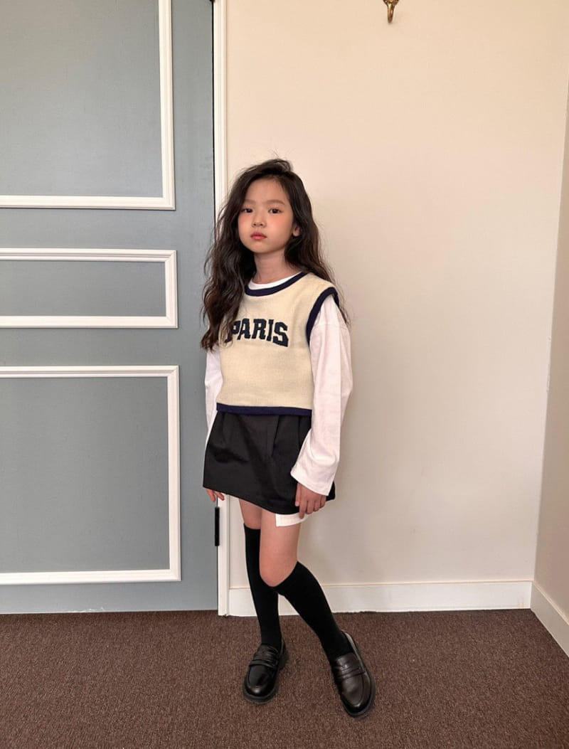 Comma - Korean Children Fashion - #childofig - Layered Skirt - 5