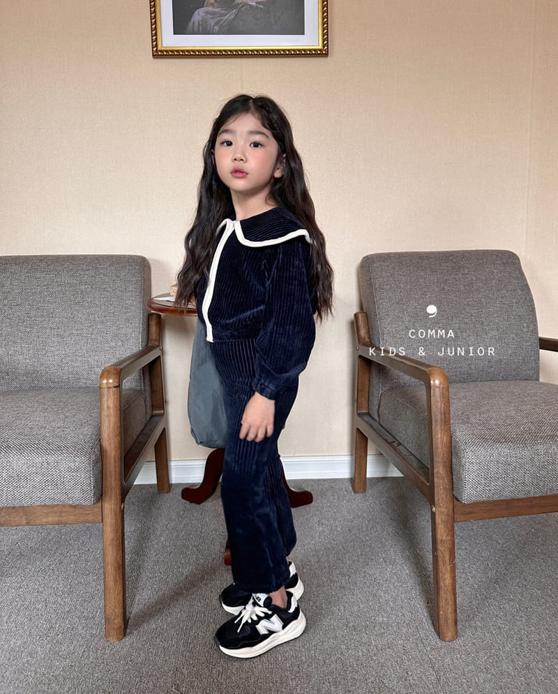 Comma - Korean Children Fashion - #childrensboutique - Veloure Zip-up - 5