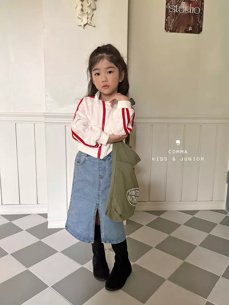 Comma - Korean Children Fashion - #childrensboutique - Terry Zip-up