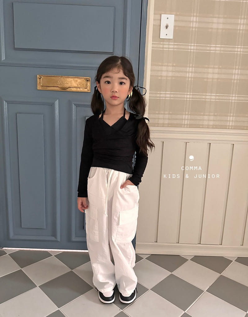 Comma - Korean Children Fashion - #childrensboutique - Wrap Tee - 11