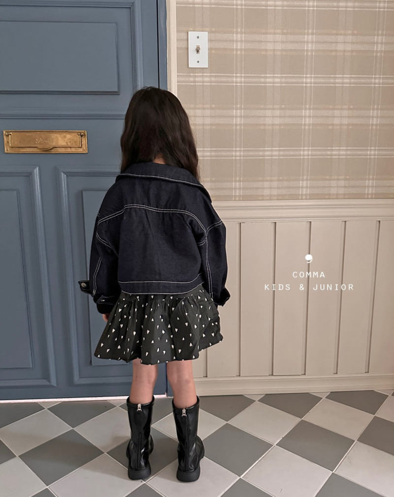 Comma - Korean Children Fashion - #discoveringself - Denim Dark Blue Jacket - 12