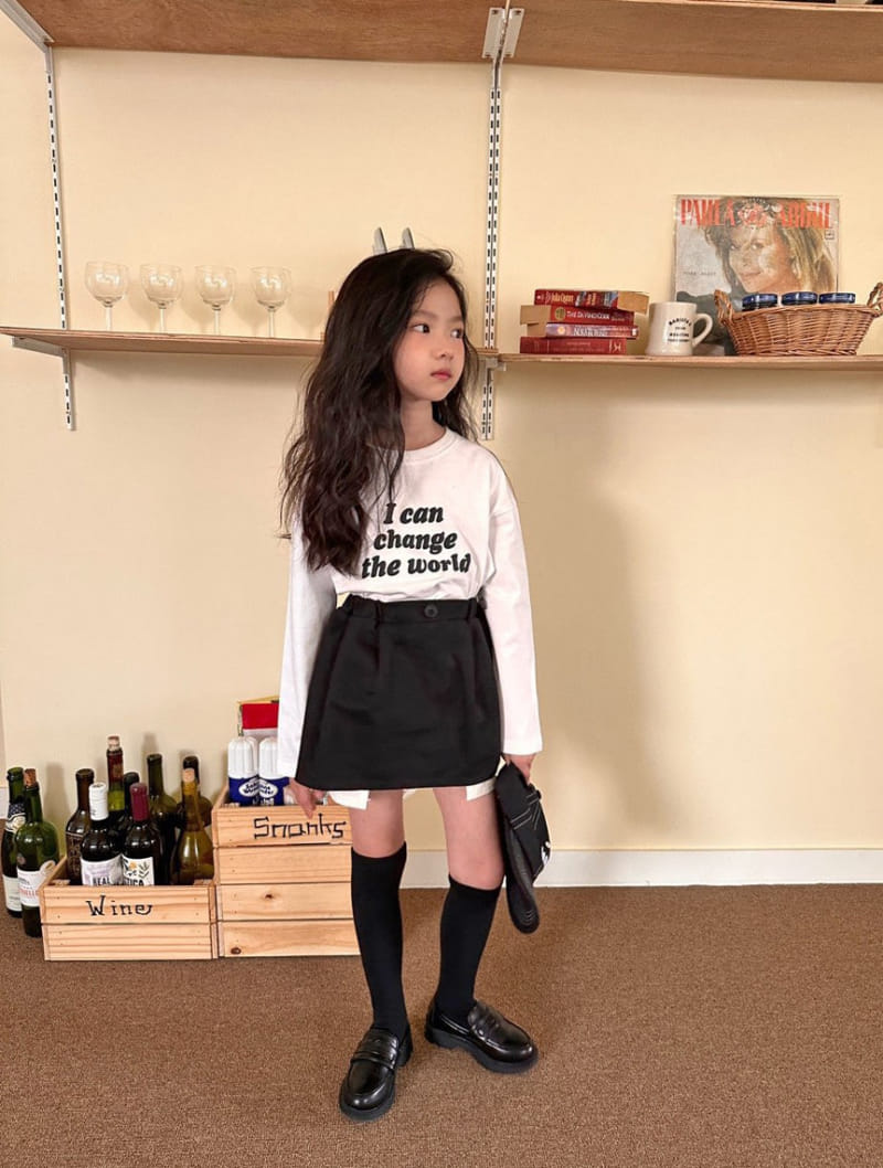 Comma - Korean Children Fashion - #discoveringself - Block Paint Tee - 3