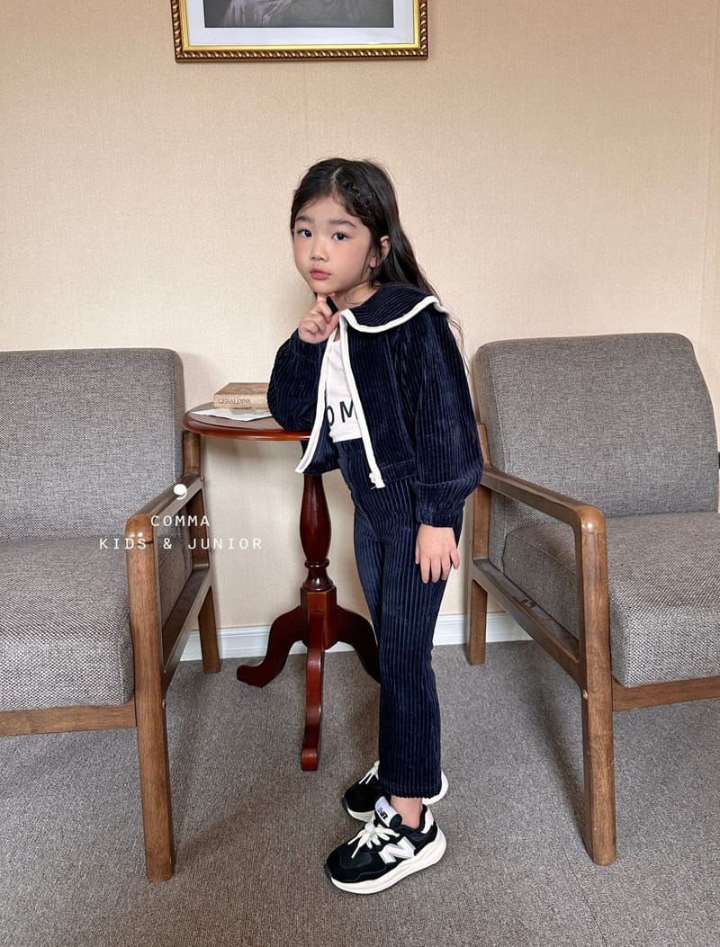 Comma - Korean Children Fashion - #discoveringself - Veloure Zip-up - 7