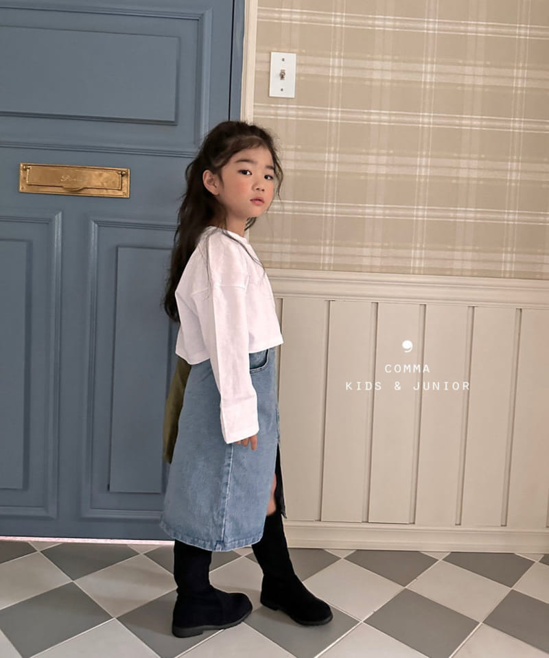 Comma - Korean Children Fashion - #fashionkids - Basic Crop Tee - 7