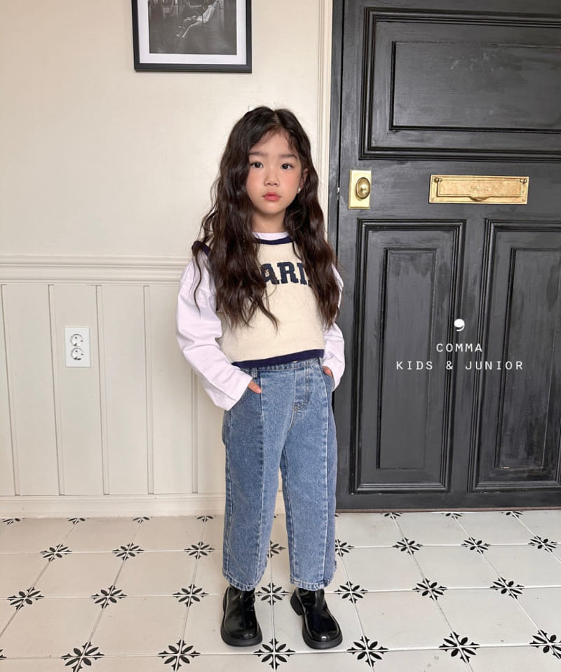 Comma - Korean Children Fashion - #kidsshorts - Slit Jeans - 12