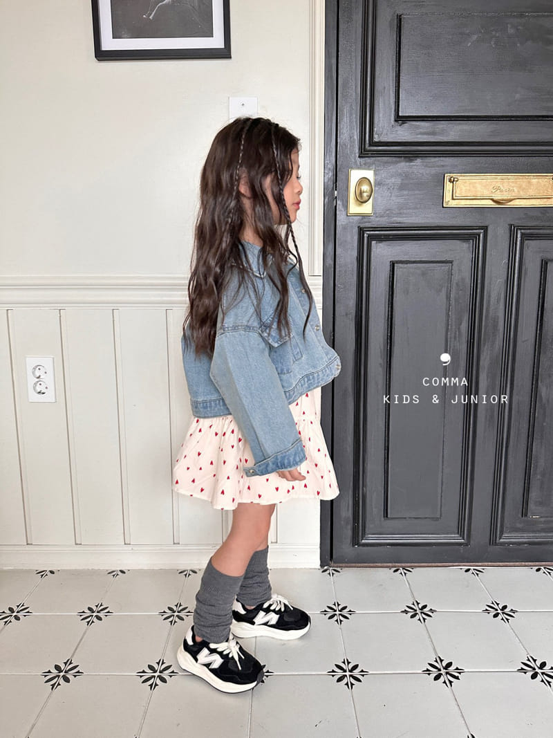 Comma - Korean Children Fashion - #kidsshorts - Heart Skirt - 3