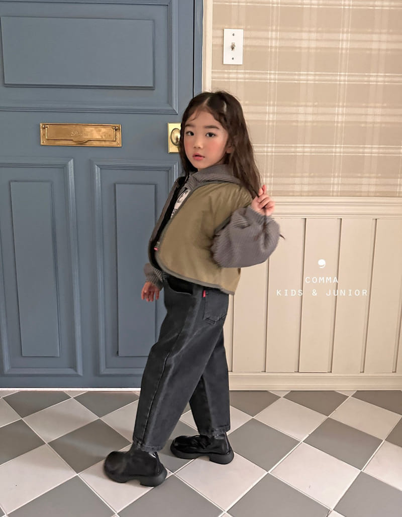 Comma - Korean Children Fashion - #kidzfashiontrend - Bonding Khaki Vest - 8