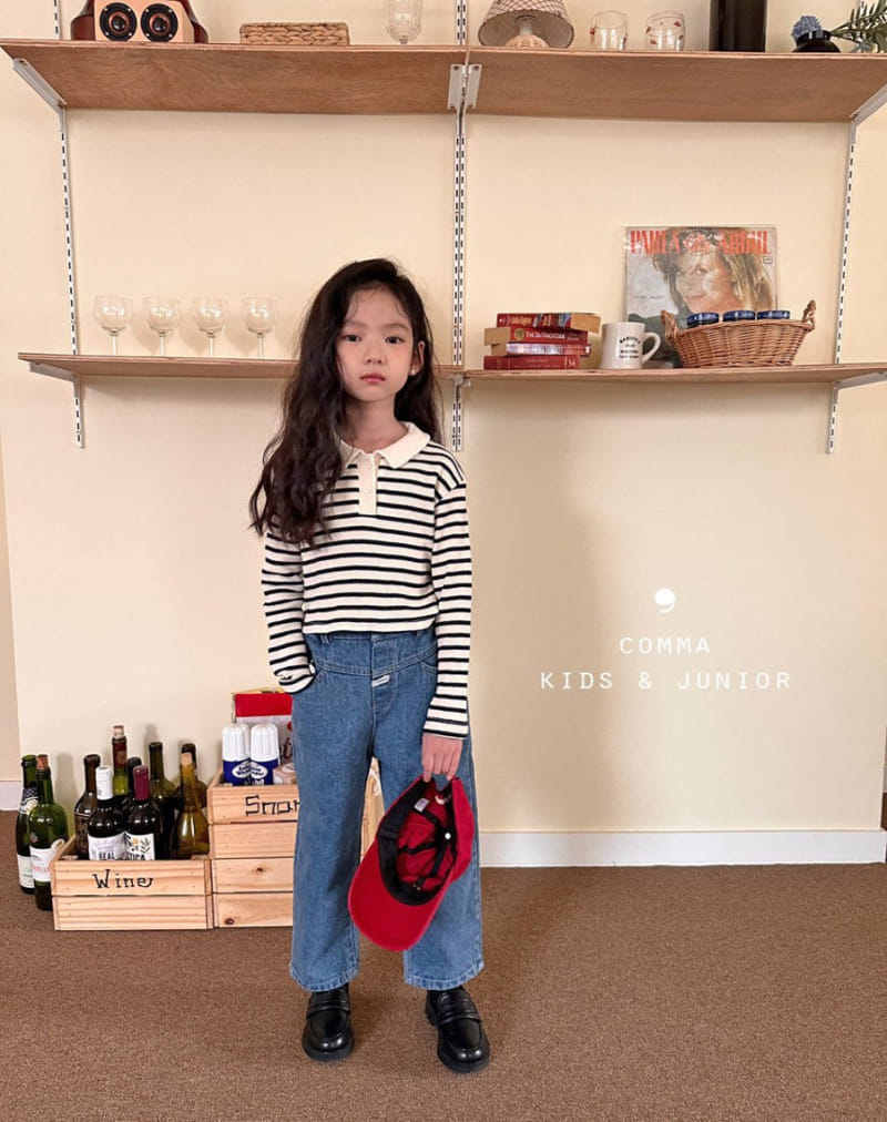 Comma - Korean Children Fashion - #littlefashionista - Lavel Jeans - 11