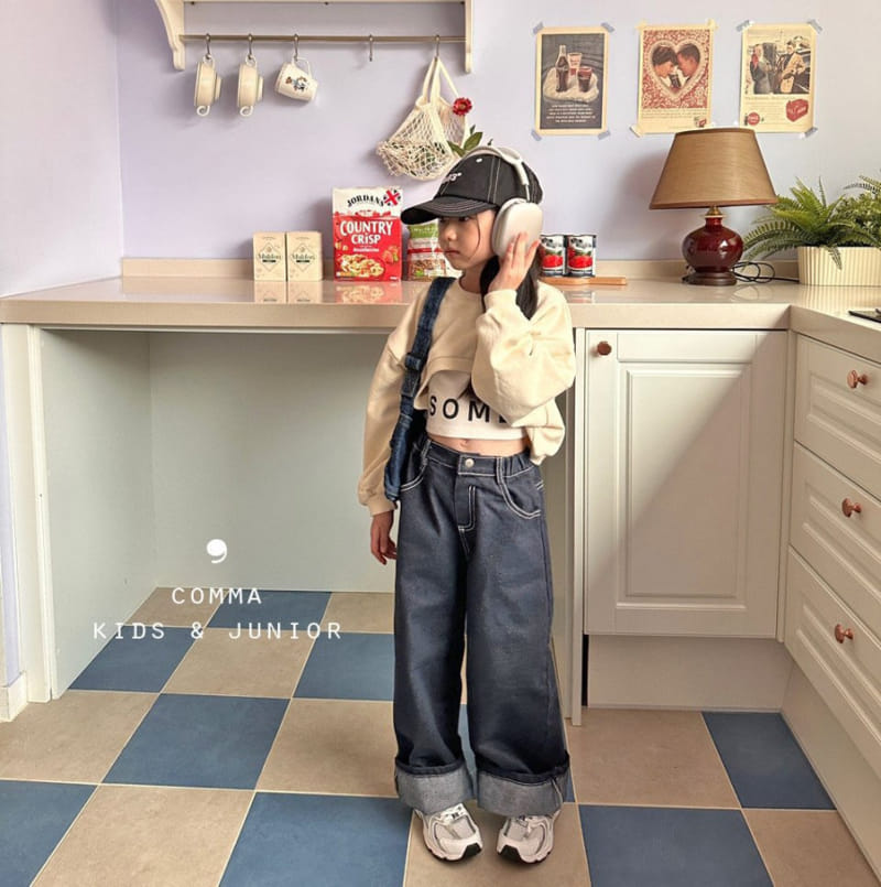 Comma - Korean Children Fashion - #minifashionista - Roll Up Jeans - 5