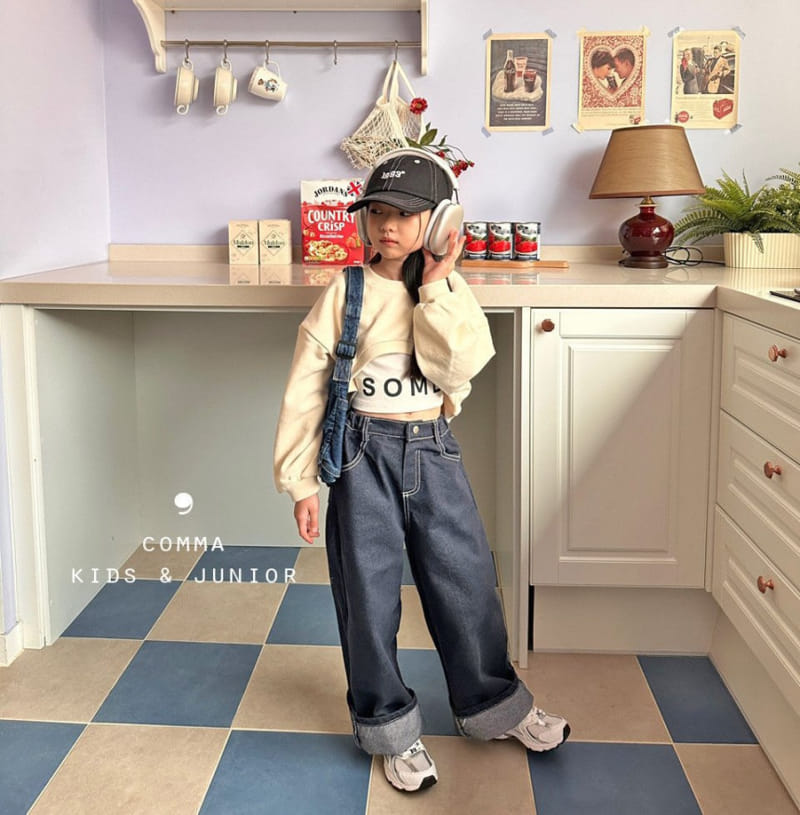 Comma - Korean Children Fashion - #prettylittlegirls - Roll Up Jeans - 6