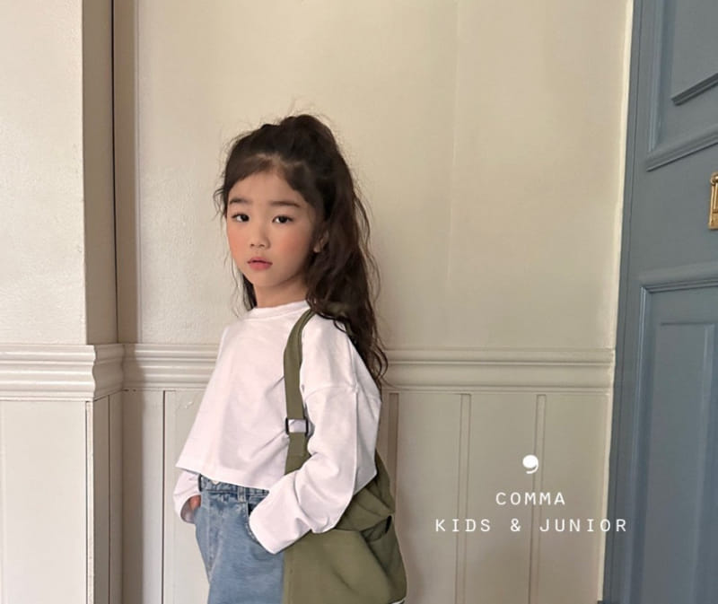 Comma - Korean Children Fashion - #prettylittlegirls - Basic Crop Tee