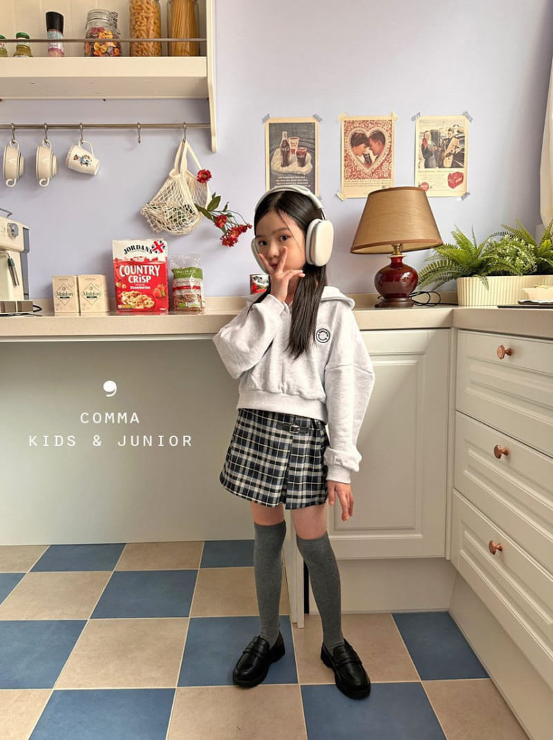 Comma - Korean Children Fashion - #todddlerfashion - Check Skirt - 9