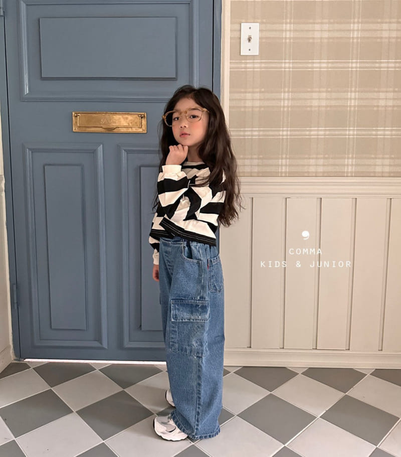 Comma - Korean Children Fashion - #todddlerfashion - Big St Crop Tee - 5