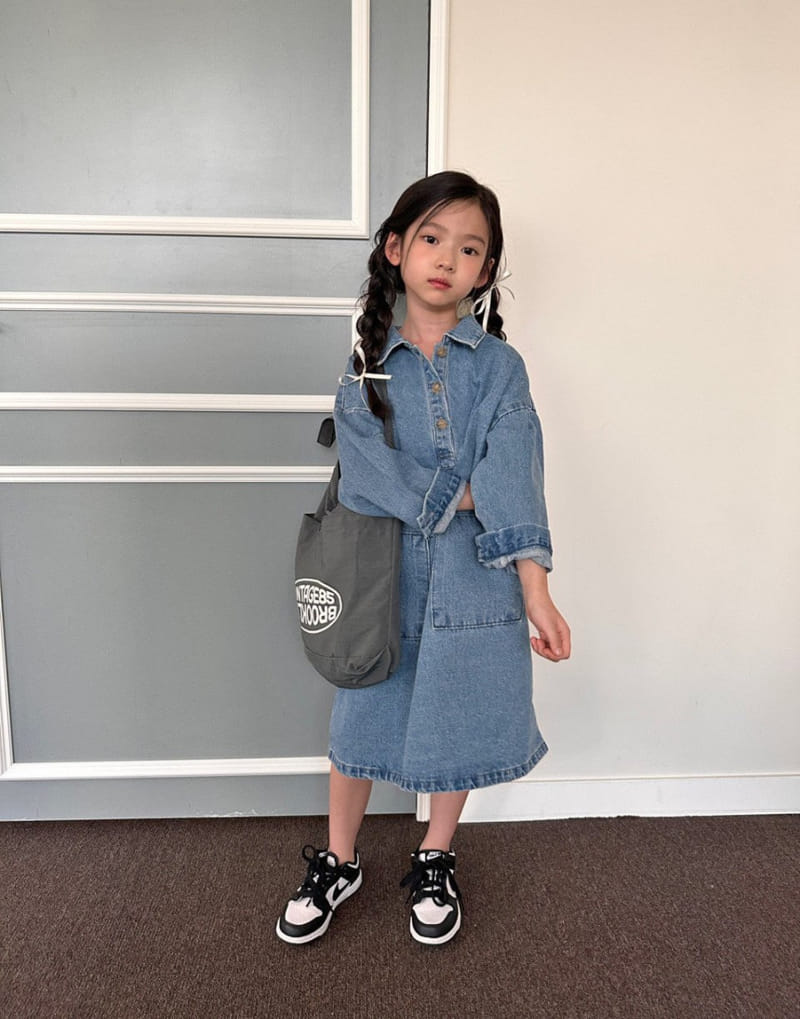 Comma - Korean Children Fashion - #toddlerclothing - Denim One-piece - 11