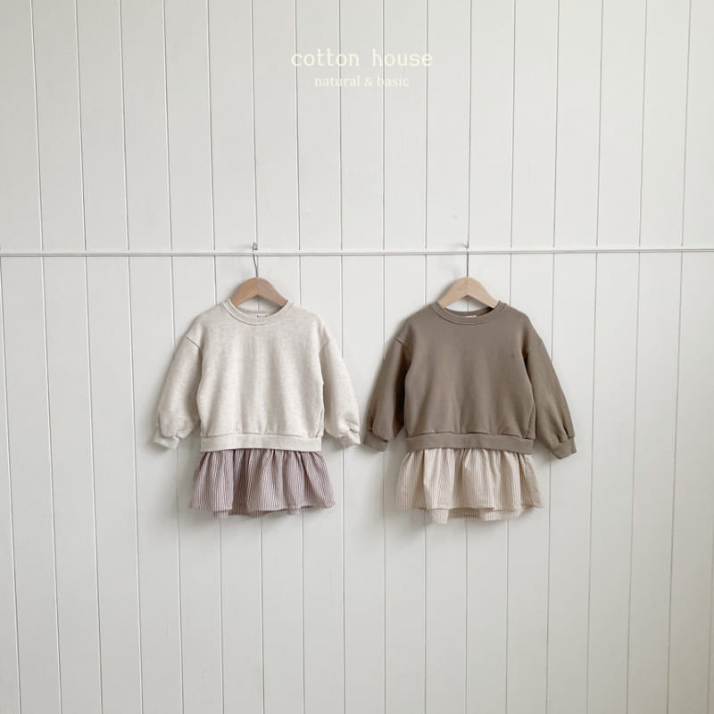 Cotton House - Korean Children Fashion - #childofig - Back Slir Layered One-piece - 2