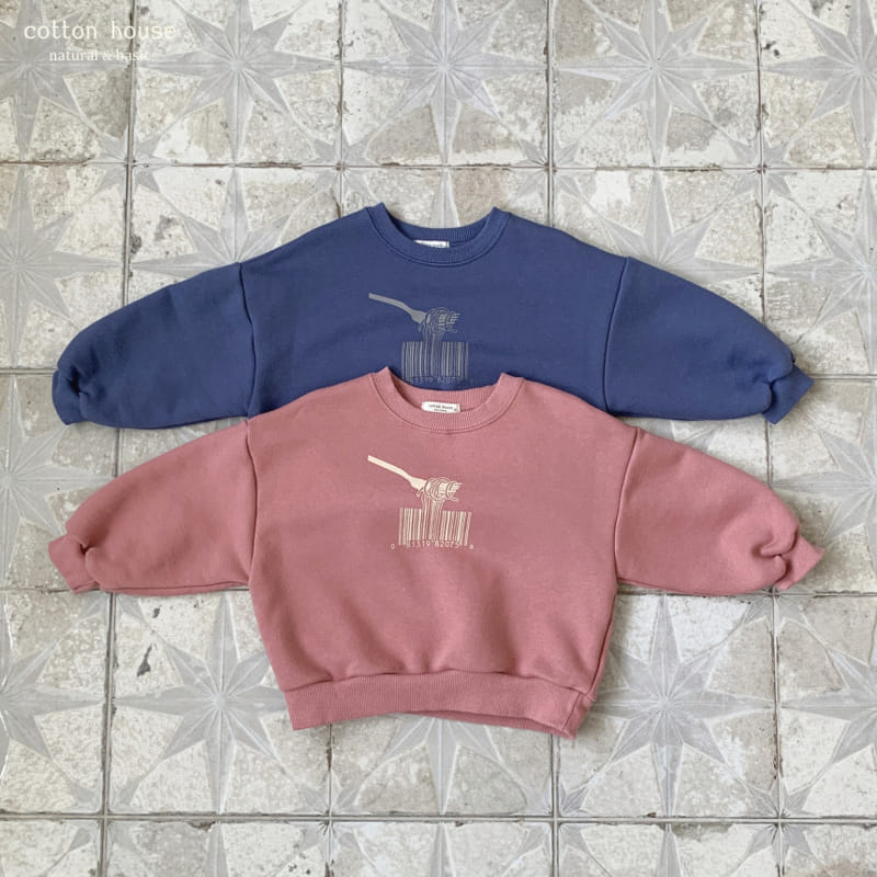 Cotton House - Korean Children Fashion - #designkidswear - Bacode Sweatshirt - 5